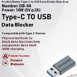 Notebook Phone Data Shielding USB Male To Type-C Female Adapter photo 8