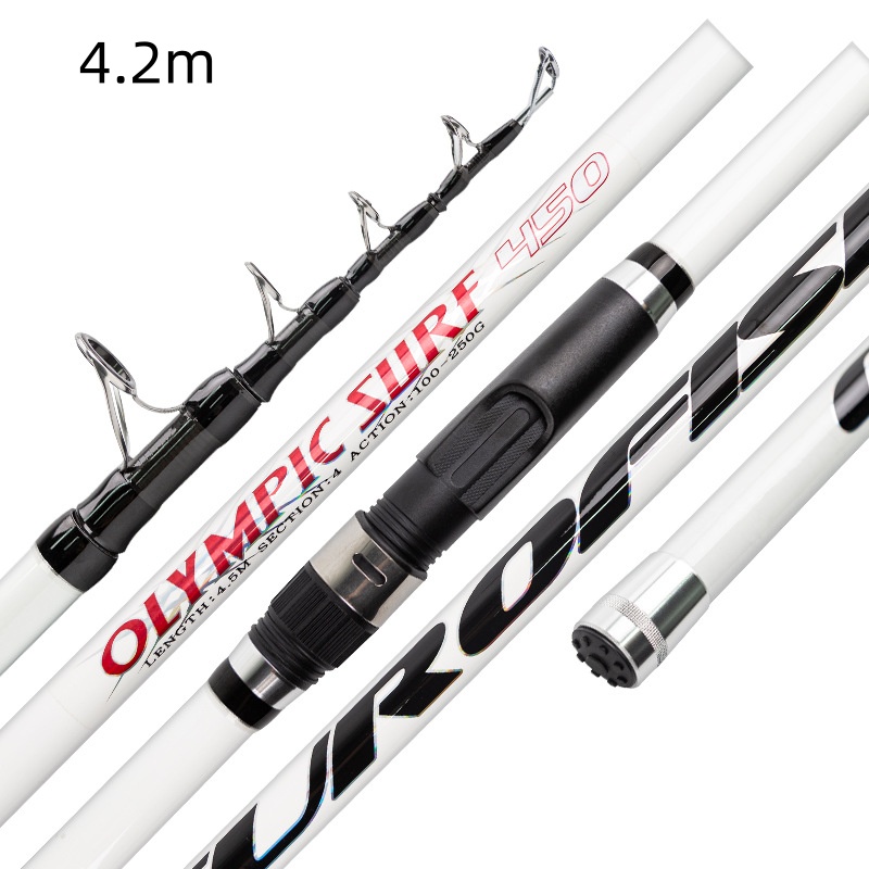 Long Casting Sea Rod Telescopic High Carbon Hard Fishing Rod photo 7
