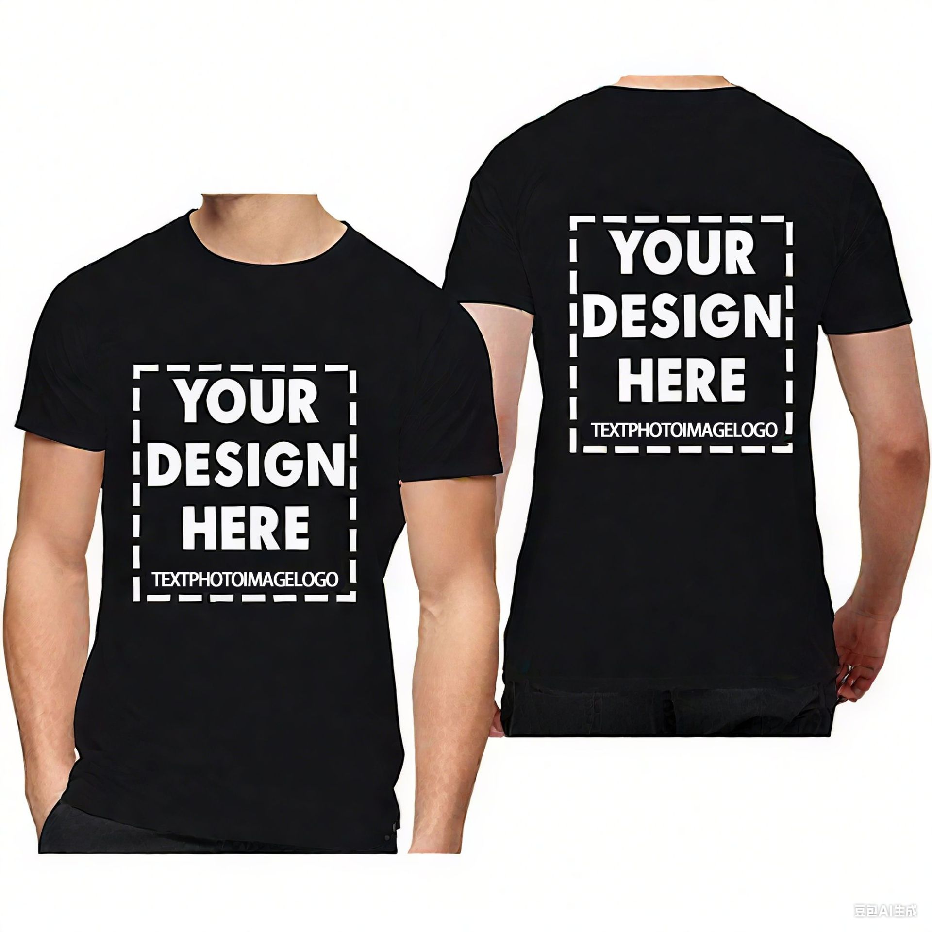 Customized US Size Short-sleeved T-shirts And Plus-size T-shirts photo 1