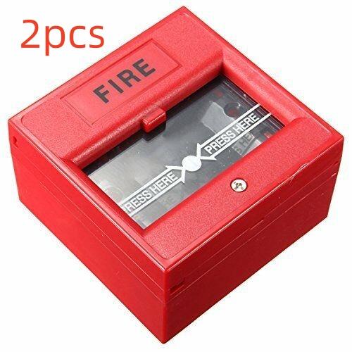 Wired Security Button Hand Breaking Glass Emergency Fire Alarm photo 3