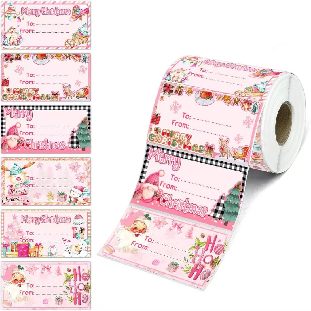 Merry Christmas Sealing Stickers Labels photo 6
