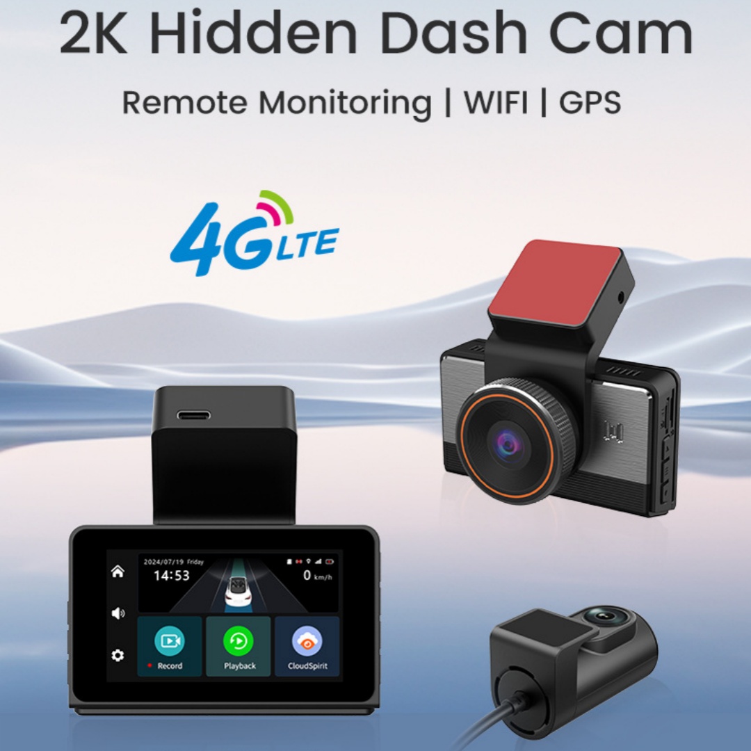 2K HD Wi-Fi Rearview Camera Car HD Dash Cam photo 1