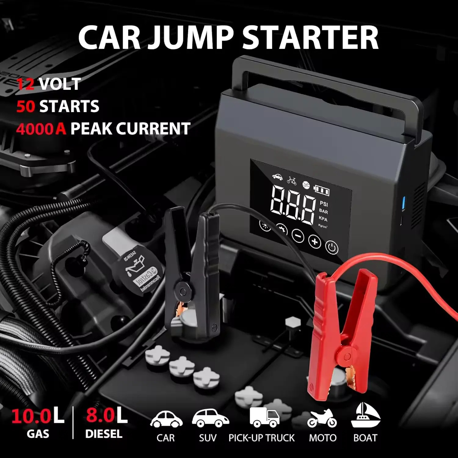 Car Starter Power Pack With Car Booster Charger photo 1