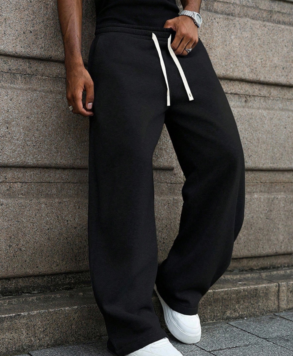 Men's Casual Loose Drawstring Sweatpants photo 5