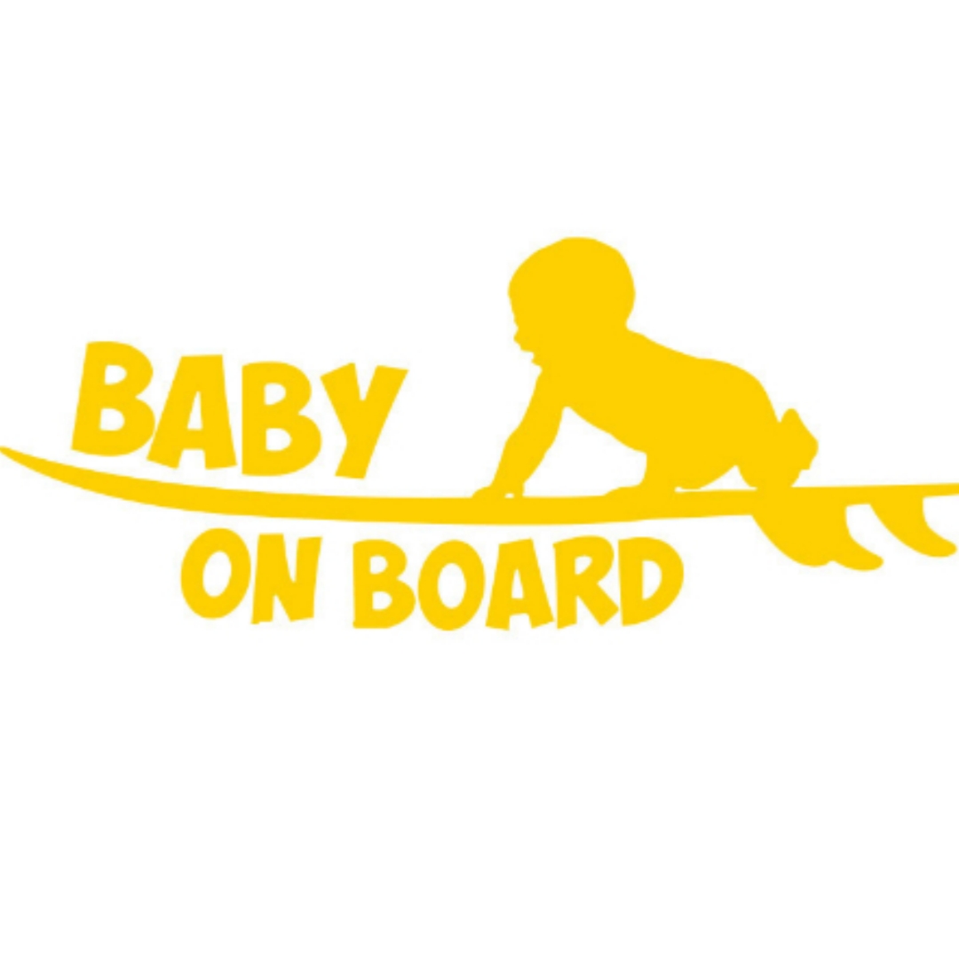 Baby Warning Skateboard Kids Reflective Sticker photo 1