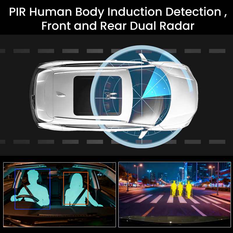 Real-time Monitoring Dual-radar 4G Dual-camera Dash Cam photo 2