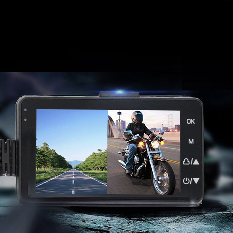 High-Definition 720P Split-Type Waterproof Dual-Lens Motorcycle Dash Cam photo 2