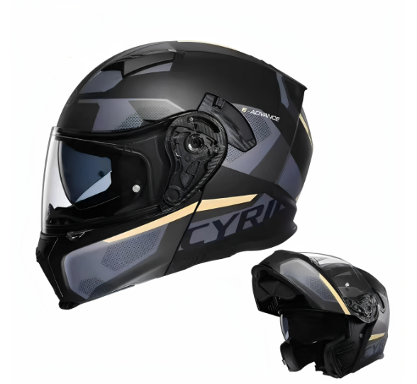 Face-revealing Motorcycle Helmet Dual-lens Full-face Helmet For Scooters photo 7