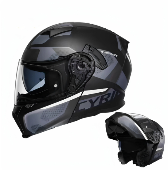 Face-revealing Motorcycle Helmet Dual-lens Full-face Helmet For Scooters photo 6