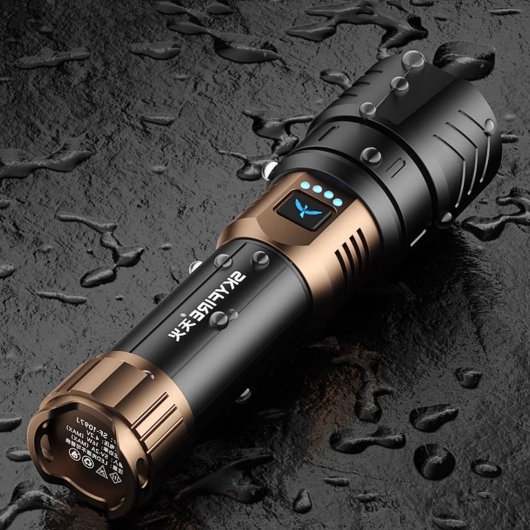 Ultra-bright Flashlight Ultra-bright Laser Beam Long-range Outdoor Use photo 1