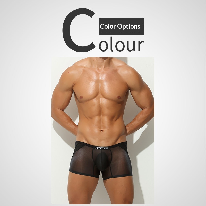 Men's Ice Silk Mesh Breathable Underwear photo 5