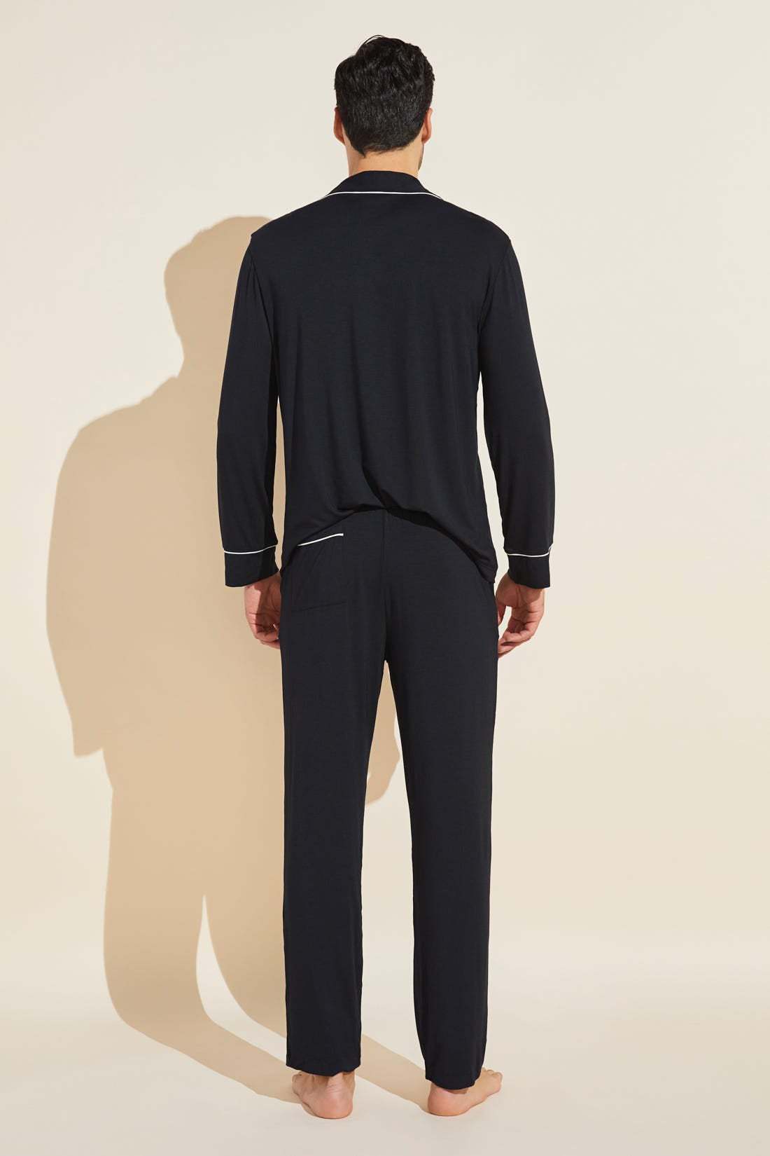 Men's French-style Long-sleeve Top And Pants Set photo 6