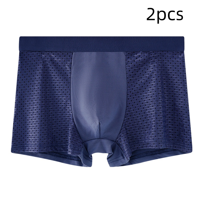 Fashionable Ice-silk Mesh Breathable Boxer Briefs photo 7