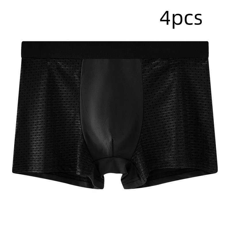 Fashionable Ice-silk Mesh Breathable Boxer Briefs photo 6