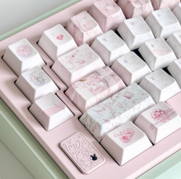 Rose Old Story Keyboard Keycaps Original Factory-made photo 2
