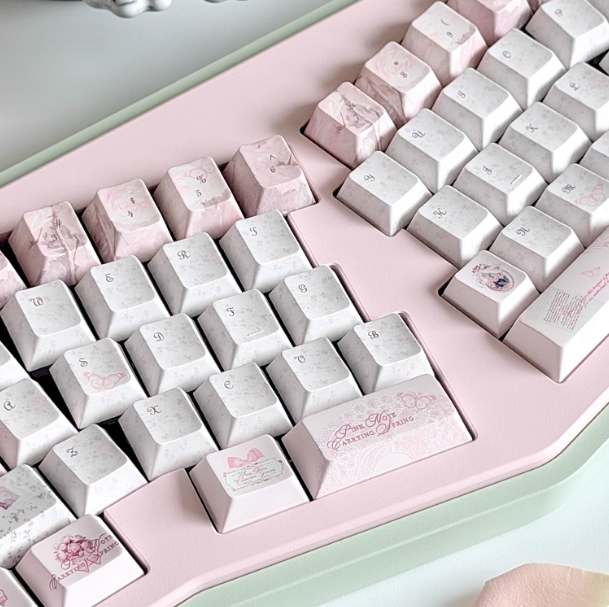 Rose Old Story Keyboard Keycaps Original Factory-made photo 1