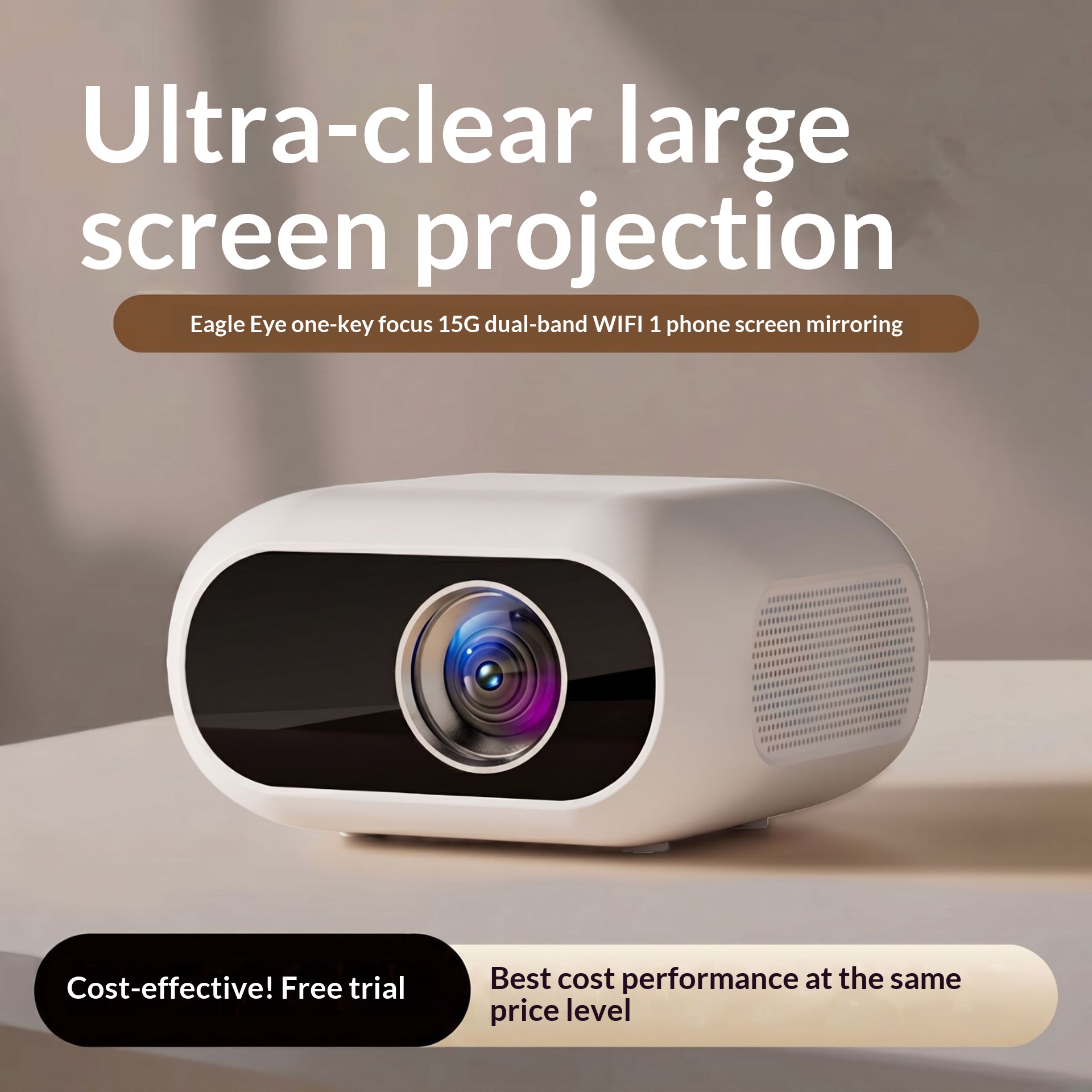 New Premium Ultra HD Smart Projector photo 1