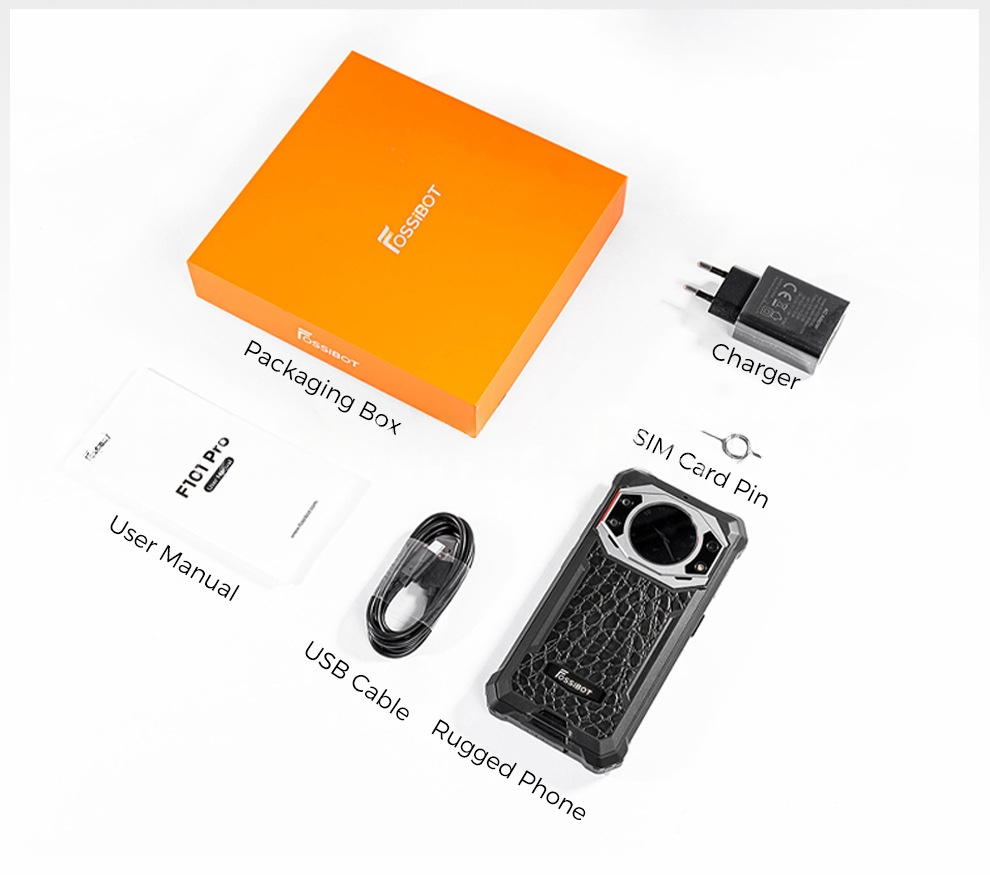 Fossibot F101 Pro Outdoor Waterproof 5.45-inch Small Screen Three Proof Smartphone Android Wireless photo 2