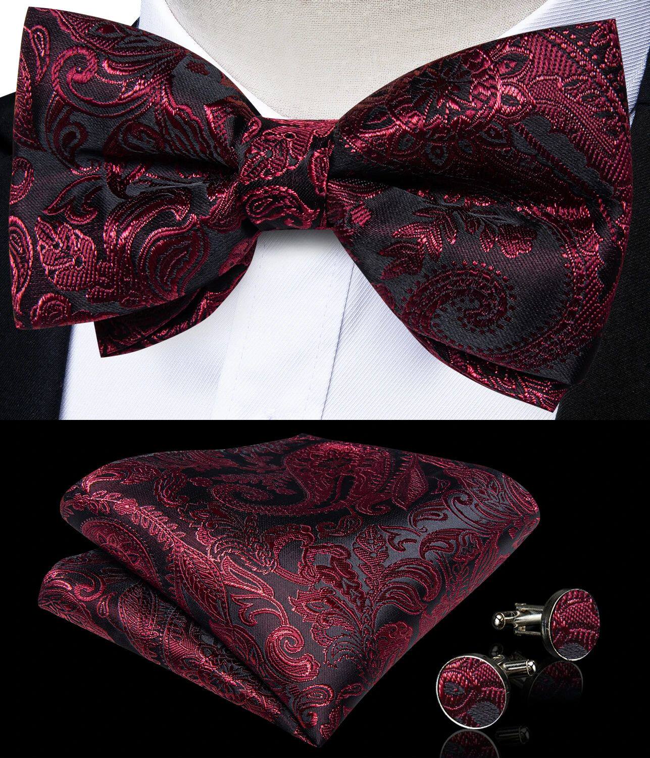 Men's Elegant Adjustable Pre-tied Bow Tie photo 4