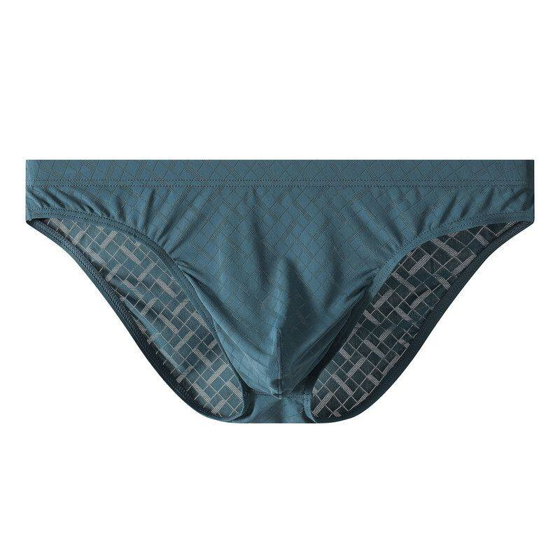 Mens Ice-silk Transparent Briefs Thin Low-rise Sexy photo 6