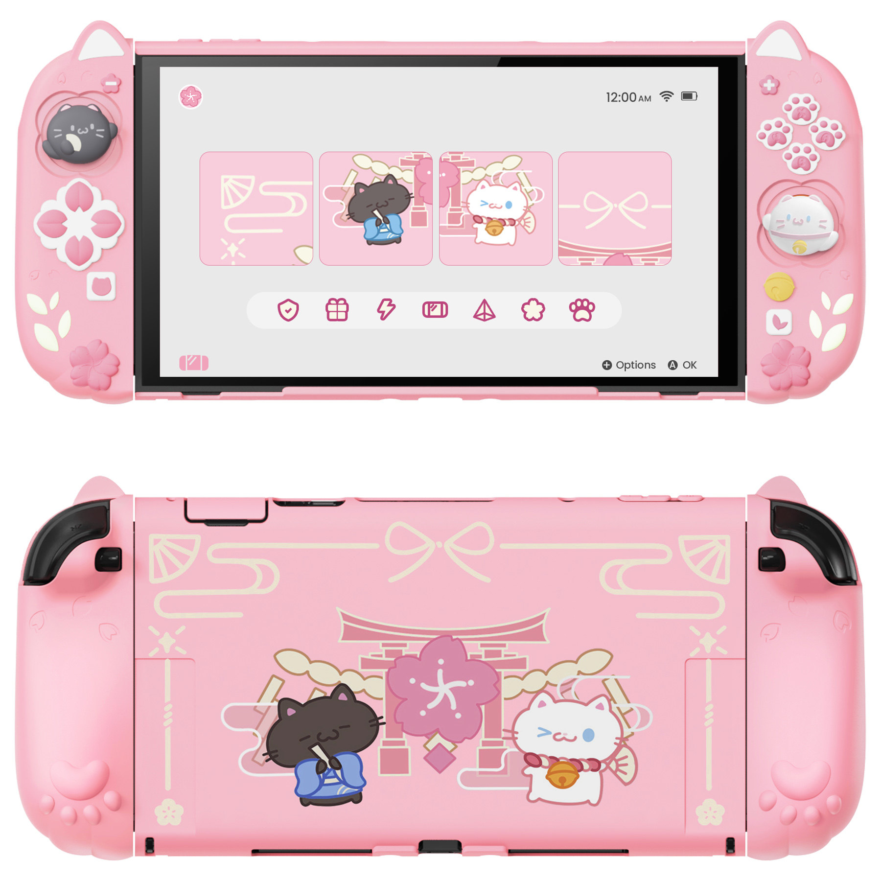 Cartoon Cat Handle Grip Silicone Protective Cover photo 2