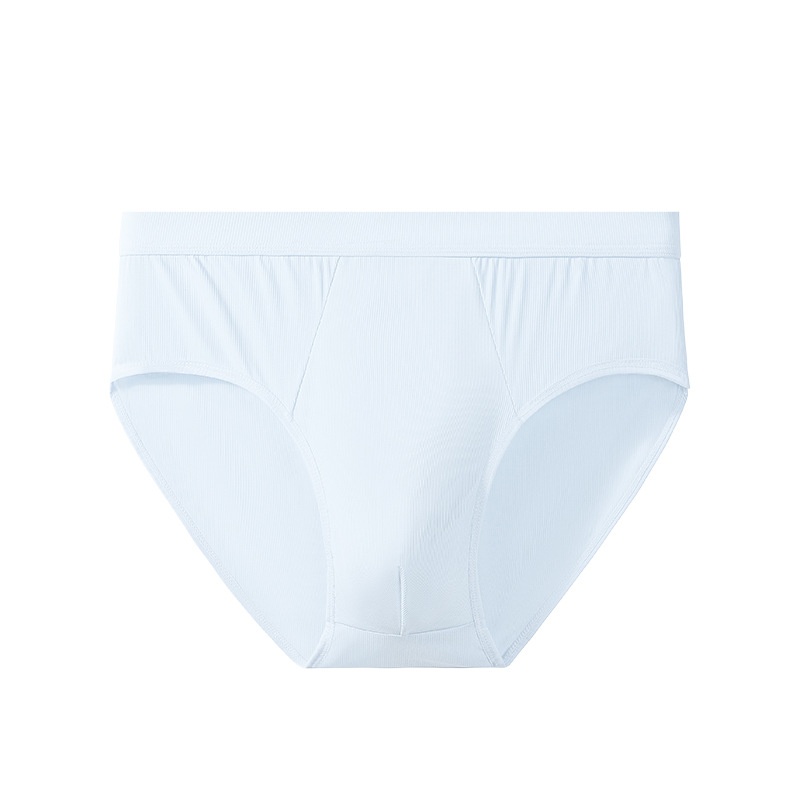 Mens Ice-silk Briefs Summer Thin Antibacterial And Breathable photo 4