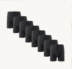 Men's Cotton Long Leg Boxer Briefs - Anti-Chafe Loose Fit Underwear For Sports And Daily Wear photo 1