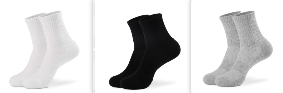 Pure Cotton Sports Socks With A Thickened Towelbacked SoleMens Basketball Style photo 6