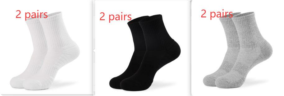 Pure Cotton Sports Socks With A Thickened Towelbacked SoleMens Basketball Style photo 7