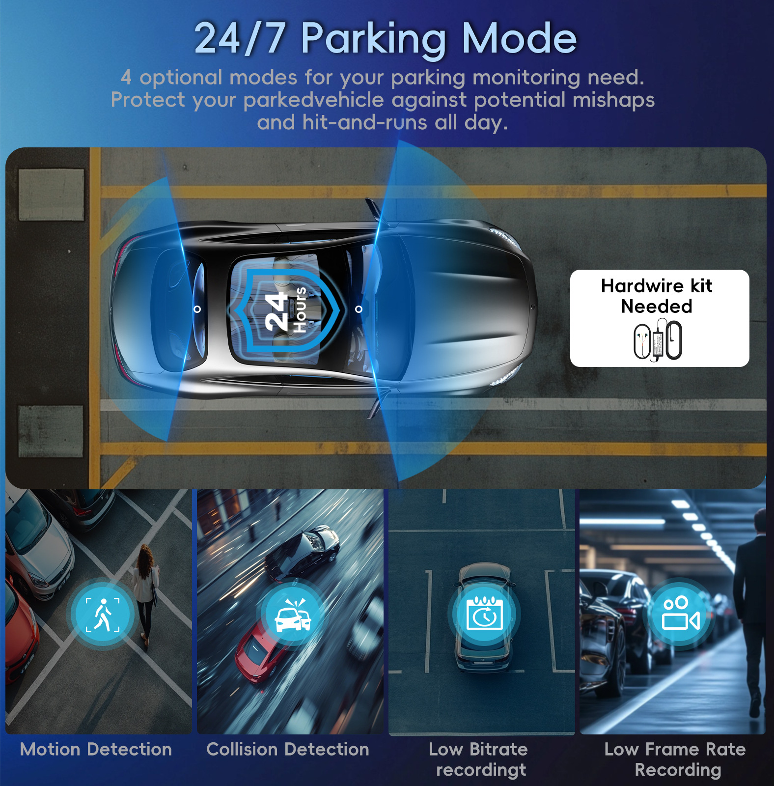 Dual-camera HD Night Vision Dash Cam photo 2