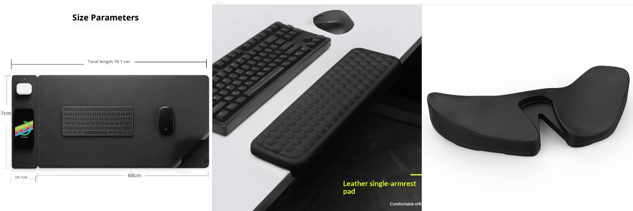 S1300 Wireless Charger 20W Fast Charge Wireless Charger Electric Mouse Pad photo 4