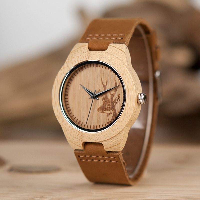 Wooden Watch Bamboo Casual And Fashionable photo 1