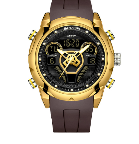 Mens Watch Fashionable Luminous Waterproof Alarm Clock Electronic photo 4
