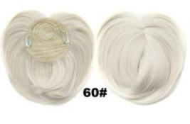 Womens Fashionable Wig High-temperature Synthetic Fiber With A Lace Front And Bangs photo 5