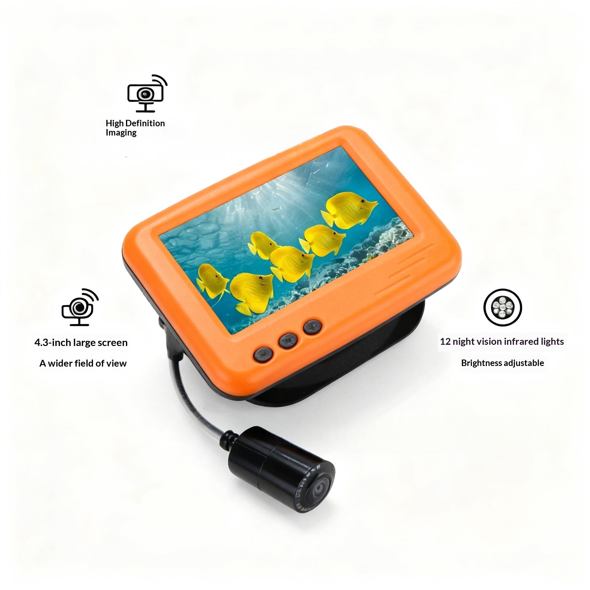 High-definition Underwater Fishing Camera With Night Vision And Infrared Capability photo 4
