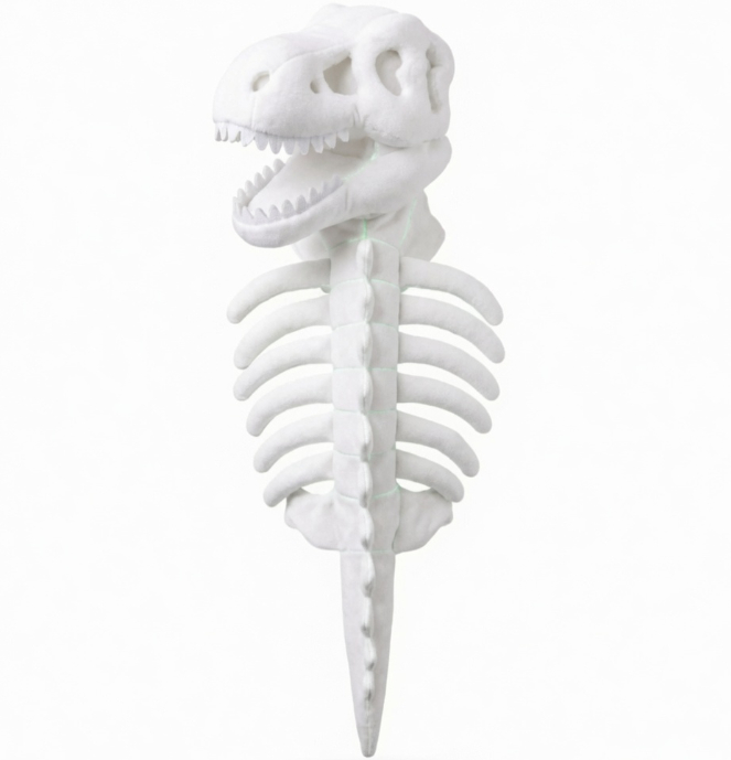 Dark Dinosaur Skeleton Pet Costume photo 4