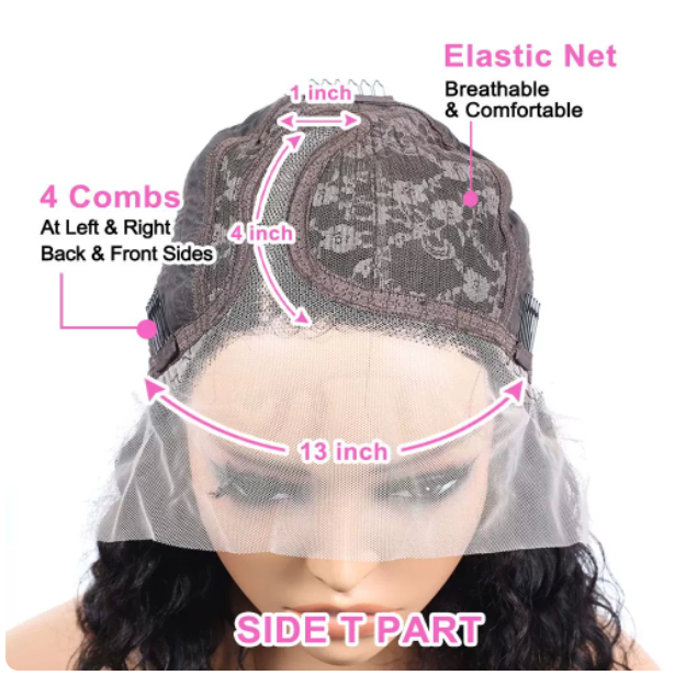 Body Wave 4x4 Transparent Lace Front Bob Wig 13x4 Human Hair photo 3