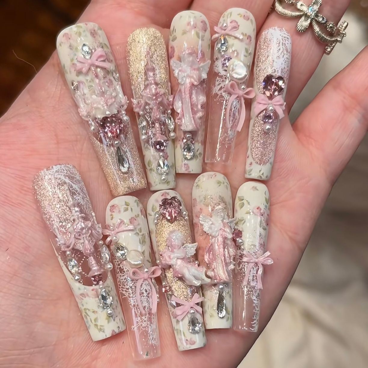 Retro Baroque False Nail Stickers photo 1