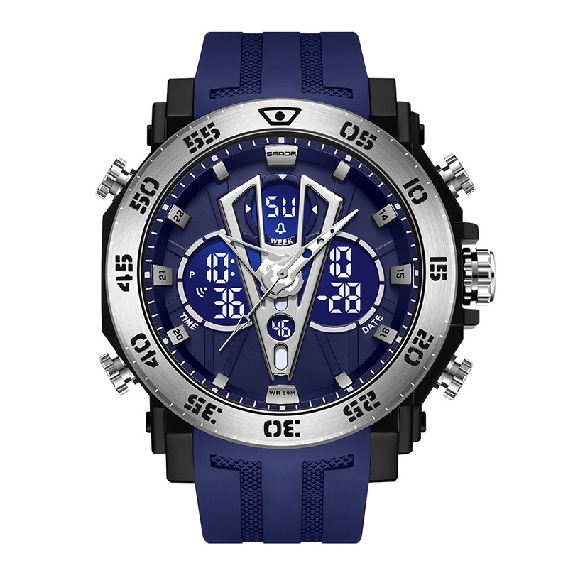 Sanda Youth Dual-Display Watch For Men photo 4