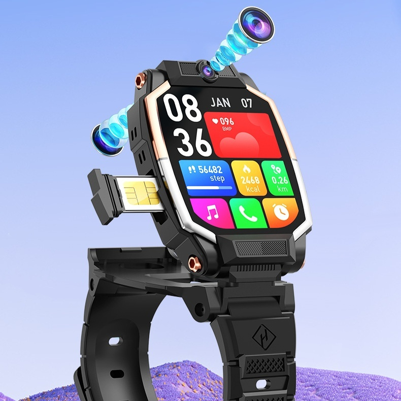 Kids Phone Watch With Rotating Dual Cameras And HD Video Calling Smartwatch photo 1