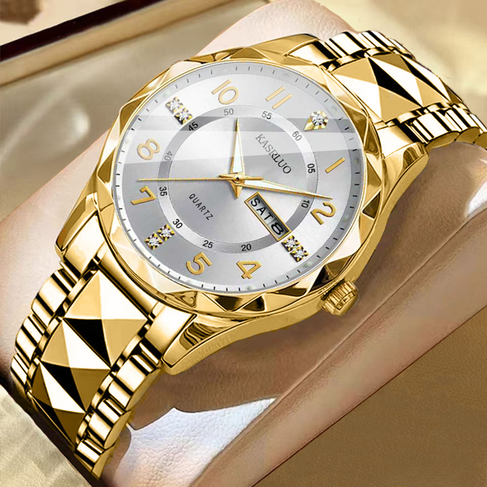 Men's Dual Calendar Fashion Waterproof Luminous Quartz Watch photo 8