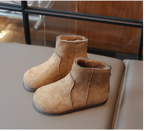 New Winter Versatile British-style Girls Ankle Boots photo 7