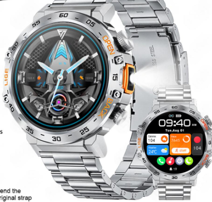 Smartwatch With Heart Rate Blood Pressure Bluetooth Calling And Customization photo 7