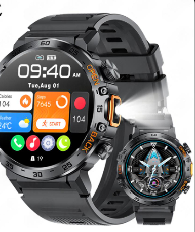Smartwatch With Heart Rate Blood Pressure Bluetooth Calling And Customization photo 2