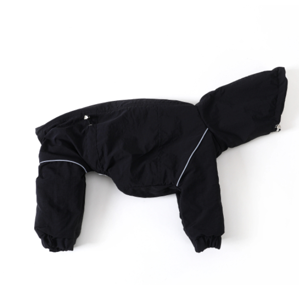 Pet Windbreaker With Zipper Cotton-padded Jacket photo 4