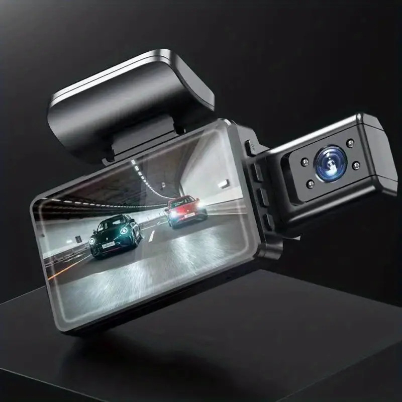 Dual-lens 3-inch Night Vision Dash Cam For In-vehicle Use photo 1