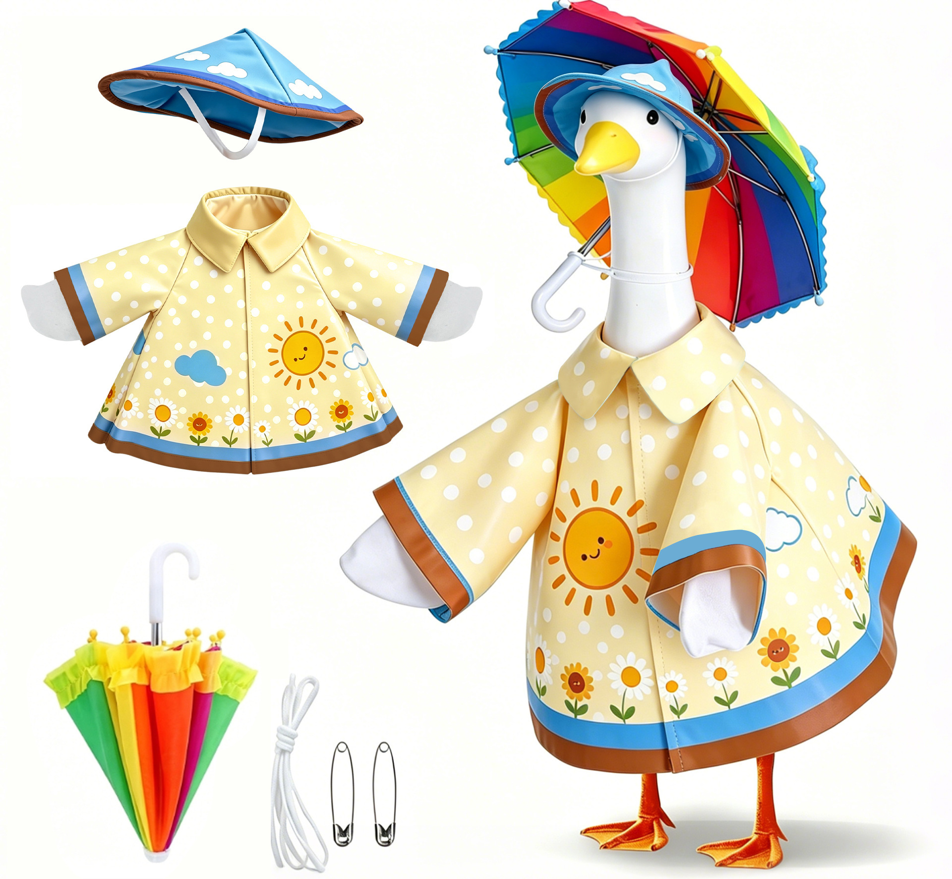 Decorative Courtyard Goose New-arrival Gardener Clothing Set photo 4