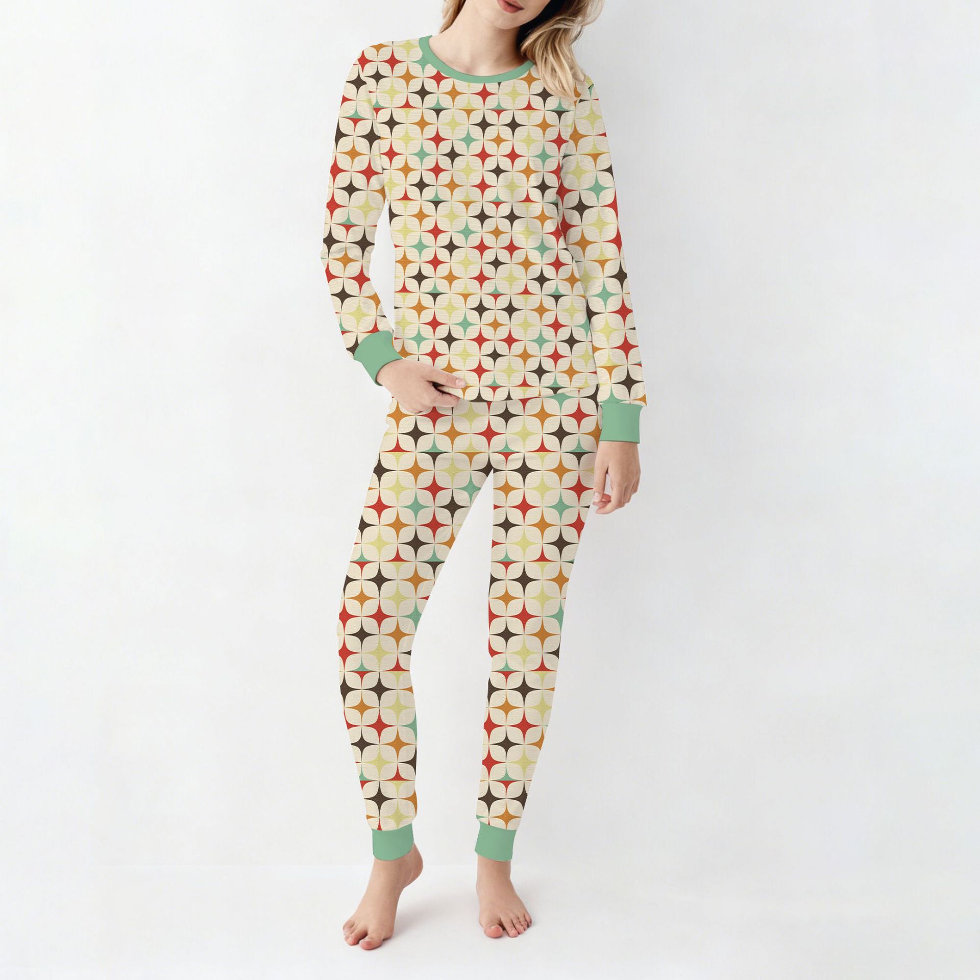 Christmas Printed Family Pajama Set photo 4