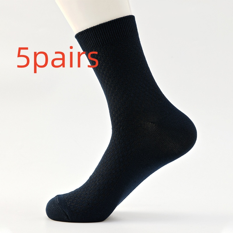 Casual Soft And Breathable Black Long Socksversatile For All Seasons photo 8