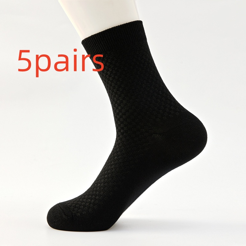 Casual Soft And Breathable Black Long Socksversatile For All Seasons photo 6
